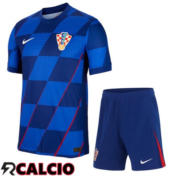 Maglia Nazionale Croazia Seconda + Pantaloncini 2024/2025