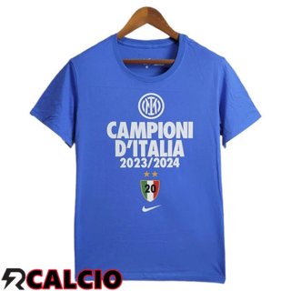 Maglie Calcio Inter Milan T-Shirt Champion Blu 2023/2024