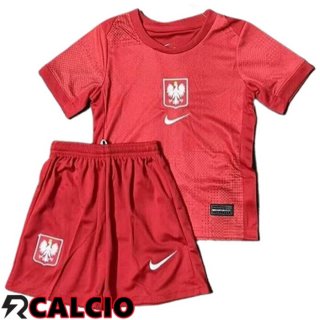 Maglie Calcio Polonia Bambino Seconda 2024/2025