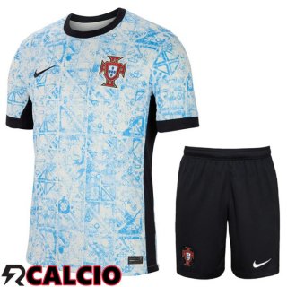 Maglie Calcio Portogallo Seconda + Pantaloncini UEFA Euro 2024