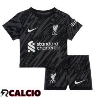 Maglie Calcio FC Liverpool Bambino Portiere Nero 2024/2025