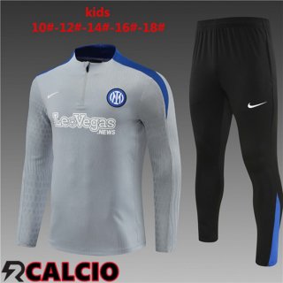 Insieme Tuta Calcio Inter Milan Bambino Grigio 2024/2025
