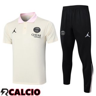 Insieme Maglia Polo Paris PSG + Pantaloni Giallo 2024/2025  Insieme Maglia Polo Paris PSG + Pantaloni Giallo 2024/2025