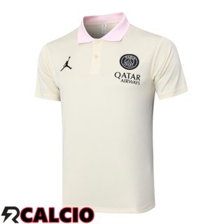 Maglia Polo Paris PSG Giallo 2024/2025  Maglia Polo Paris PSG Giallo 2024/2025