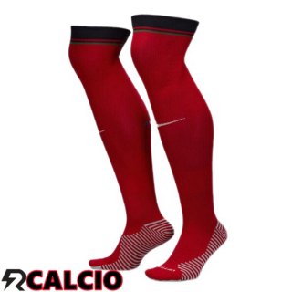Calzini Calcio Portogallo Prima Rosso 2024/2025