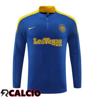 Felpa Allenamento Inter Milan Blu 2024/2025  Felpa Allenamento Inter Milan Blu 2024/2025