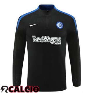 Felpa Allenamento Inter Milan Nero 2024/2025  Felpa Allenamento Inter Milan Nero 2024/2025