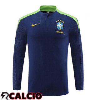 Felpa Allenamento Brasile Blu Reale 2024/2025