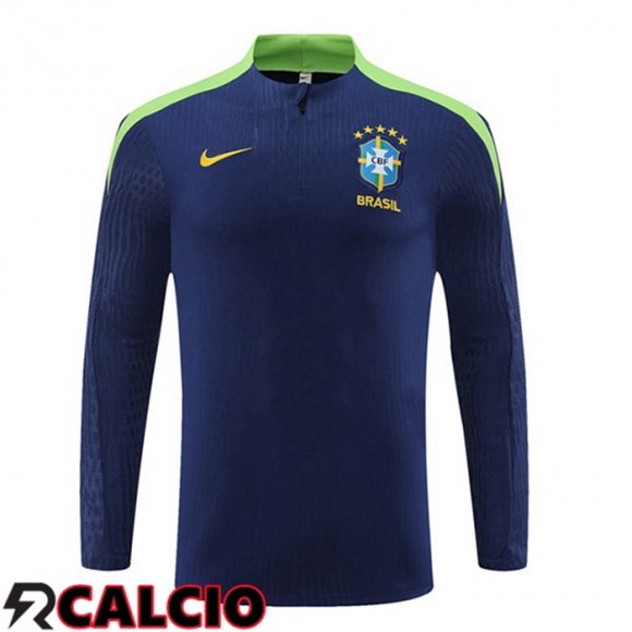 Felpa Allenamento Brasile Blu Reale 2024/2025  Felpa Allenamento Brasile Blu Reale 2024/2025