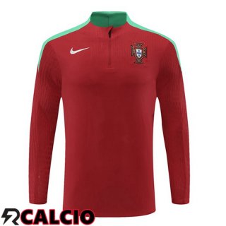 Felpa Allenamento Portogallo Rosso 2024/2025