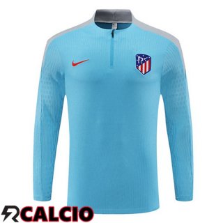 Felpa Allenamento Atletico Madrid Blu 2024/2025  Felpa Allenamento Atletico Madrid Blu 2024/2025