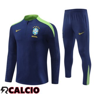 Insieme Tuta Calcio Brasile Blu Reale 2024/2025  Insieme Tuta Calcio Brasile Blu Reale 2024/2025