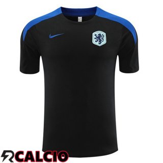 T Shirt Allenamento Paesi Bassi Nero 2024/2025