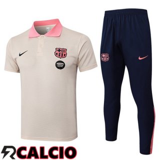 Insieme Polo FC Barcellona + Pantaloni Giallo 2025/2026