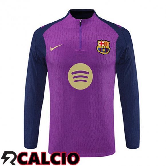 Felpa Allenamento FC Barcellona Viola 2025/2026  Felpa Allenamento FC Barcellona Viola 2025/2026