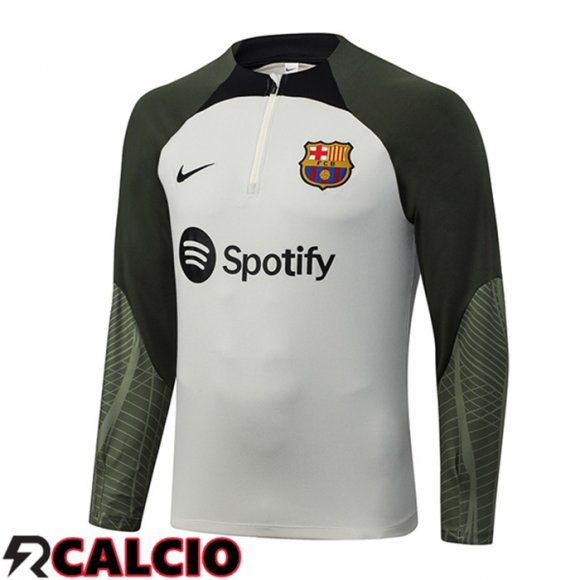 Felpa Allenamento FC Barcellona Grigio 2023/2024  Felpa Allenamento FC Barcellona Grigio 2023/2024