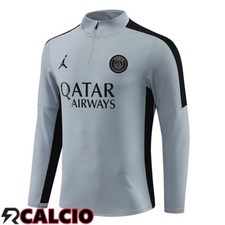 Felpa Allenamento JORDAN Paris PSG Grigio 2023/2024  Felpa Allenamento JORDAN Paris PSG Grigio 2023/2024