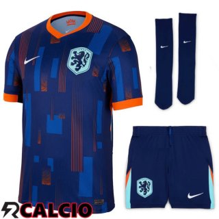 Maglia Nazionale Paesi Bassi Prima (Pantaloncini + Calzini) 2024/2025