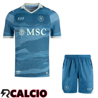 Insieme Maglia SSC Napoli Partenope Edition + Pantaloncini 2024/2025  Insieme Maglia SSC Napoli Partenope Edition + Pantaloncini 2024/2025