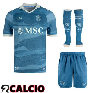 Insieme Maglia SSC Napoli Partenope Edition (Pantaloncini + Calzini) 2024/2025  Insieme Maglia SSC Napoli Partenope Edition (Pantaloncini + Calzini) 2024/2025