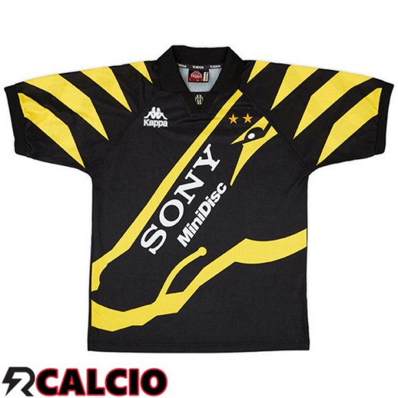 Maglie Calcio Juventus Retro Terza Nero Giallo 1996-1997