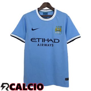 Prima Maglia Manchester City Retro Blu 2013-2014  Prima Maglia Manchester City Retro Blu 2013-2014