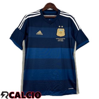 Seconda Maglia Argentina Retro Blu Reale 2014  Seconda Maglia Argentina Retro Blu Reale 2014