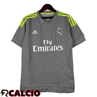 Seconda Maglia Real Madrid Retro Grigio 2015-2016  Seconda Maglia Real Madrid Retro Grigio 2015-2016