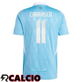 Maglie Calcio Belgio (CARRASCO 11) Seconda UEFA Euro 2024  Maglie Calcio Belgio (CARRASCO 11) Seconda UEFA Euro 2024