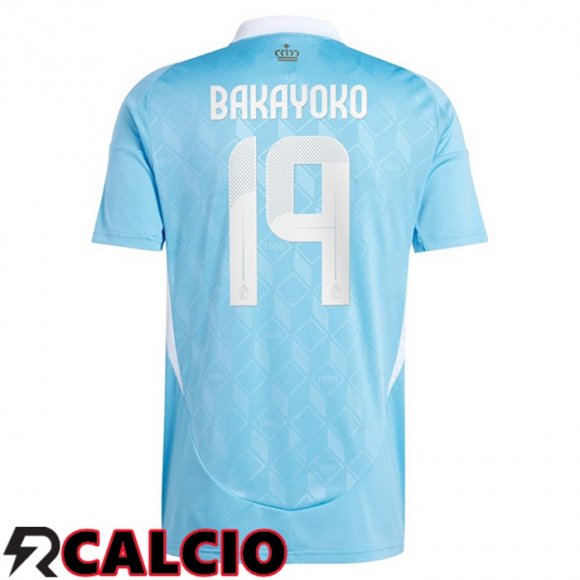 Maglie Calcio Belgio (BAKAYOKO 19) Seconda 2024/2025  Maglie Calcio Belgio (BAKAYOKO 19) Seconda 2024/2025