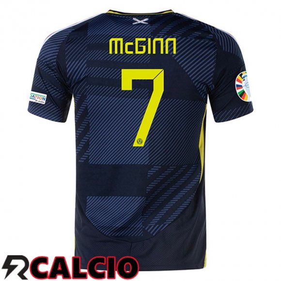 Maglie Calcio Scozia (McGINN 7) Prima UEFA Euro 2024