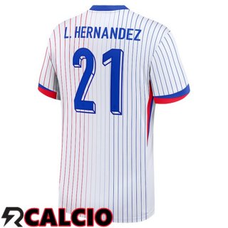 Maglie Calcio Francia (L.HERNANDEZ 21) Seconda 2024/2025  Maglie Calcio Francia (L.HERNANDEZ 21) Seconda 2024/2025