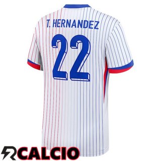 Maglie Calcio Francia (T.HERNANDEZ 22) Seconda 2024/2025  Maglie Calcio Francia (T.HERNANDEZ 22) Seconda 2024/2025