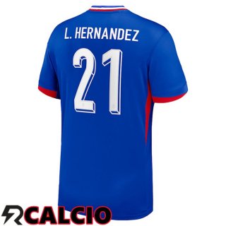 Maglie Calcio Francia (L.HERNANDEZ 21) Prima 2024/2025  Maglie Calcio Francia (L.HERNANDEZ 21) Prima 2024/2025