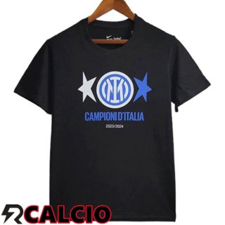 Maglie Calcio Inter Milan T-Shirt Champion 2 Nero 2023/2024