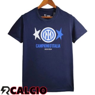 Maglie Calcio Inter Milan T-Shirt Champion 2 Blu Marino 2023/2024