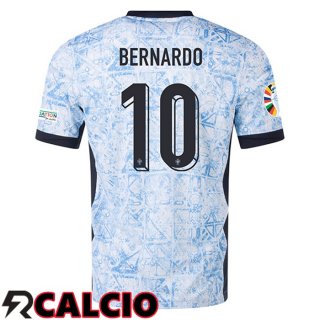 Maglie Calcio Portogallo (BERNARDO 10) Seconda UEFA Euro 2024  Maglie Calcio Portogallo (BERNARDO 10) Seconda UEFA Euro 2024