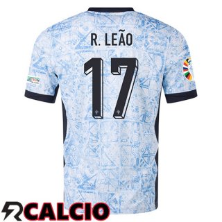 Maglie Calcio Portogallo (R.LEAO 17) Seconda UEFA Euro 2024  Maglie Calcio Portogallo (R.LEAO 17) Seconda UEFA Euro 2024