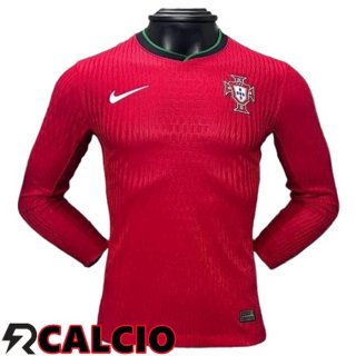 Maglie Calcio Portogallo Prima Manica Lunga UEFA Euro 2024