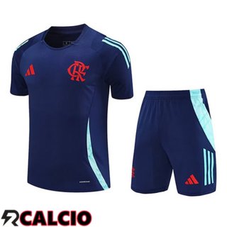 Insieme T Shirt Allenamento Flamengo Bambino Blu Reale 2025/2026  Insieme T Shirt Allenamento Flamengo Bambino Blu Reale 2025/2026