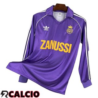 Maglie Calcio Real Madrid Retro Terza Manica Lunga 1984/1985