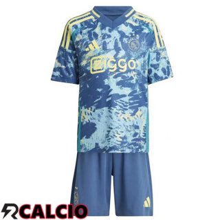 Maglie Calcio AFC Ajax Bambino Seconda Blu 2024/2025