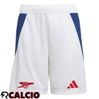 Pantaloncini Calcio Arsenal Prima Bianco 2024/2025  Pantaloncini Calcio Arsenal Prima Bianco 2024/2025