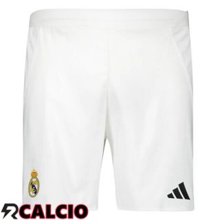 Pantaloncini Calcio Real Madrid Prima Bianco 2024/2025  Pantaloncini Calcio Real Madrid Prima Bianco 2024/2025