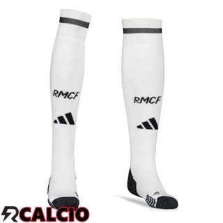 Calzini Calcio Real Madrid Prima Bianco 2024/2025