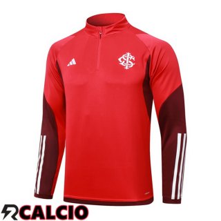 Felpa Allenamento SC Internazionale Rosso 2024/2025  Felpa Allenamento SC Internazionale Rosso 2024/2025