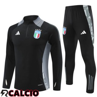 Insieme Tuta Calcio Italia Nero 2024/2025  Insieme Tuta Calcio Italia Nero 2024/2025