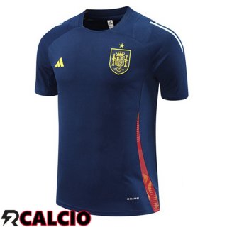 T Shirt Allenamento Spagna Blu Reale 2024/2025  T Shirt Allenamento Spagna Blu Reale 2024/2025