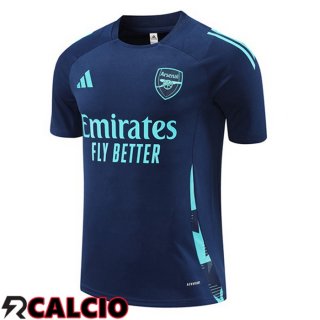 T Shirt Allenamento Arsenal Blu Reale 2024/2025