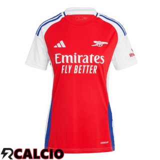Maglie Calcio Arsenal Donna Prima Rosso Bianco 2024/2025